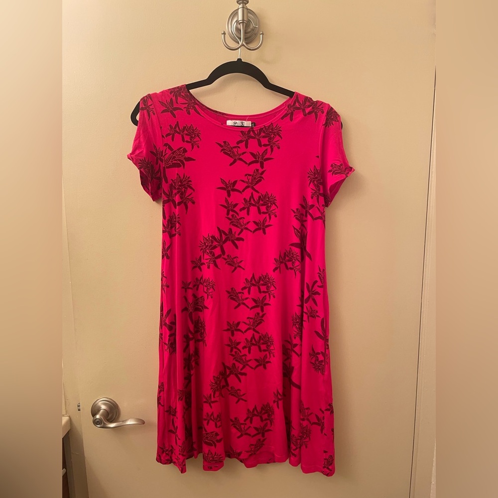 Fighting Eel x Sig Zane Dress in Cabernet Mapu